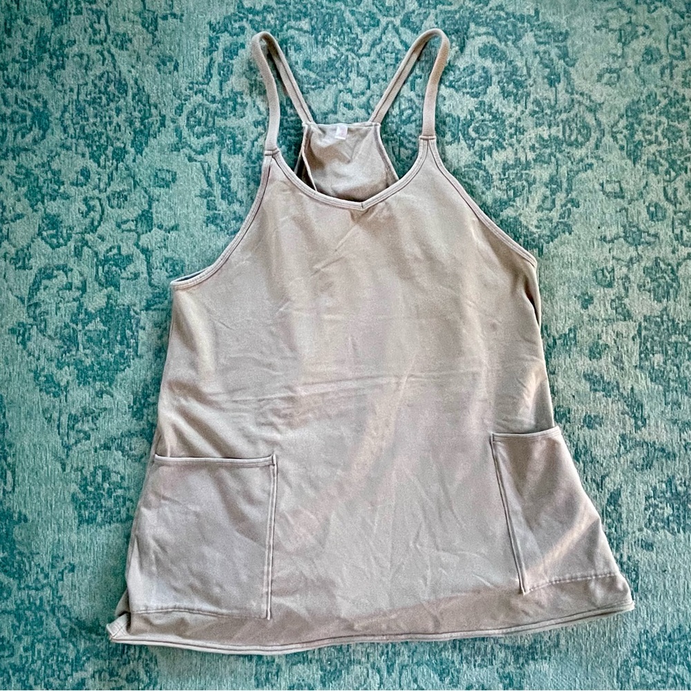 Free People Hot Shot Mini Dress in Mocha Latte Tan size Medium NWOT - Picture 6 of 11